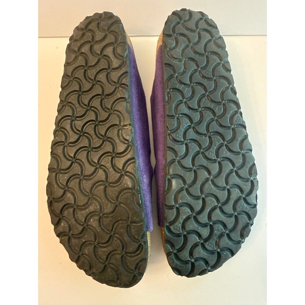 Birkenstock Arizona Sandals Women’s Size 9 EU 40 Suede Amethyst Purple Slide On - Picture 4 of 5